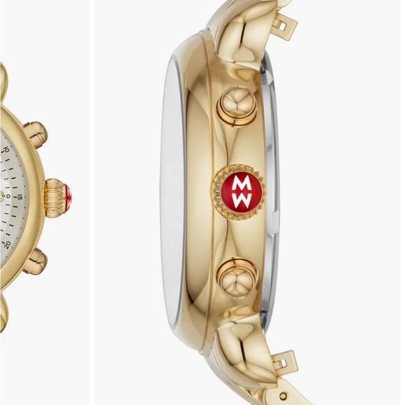 MICHELE CSX Diamond Embellished Bracelet Watch, 38mm - Picture 3 of 10